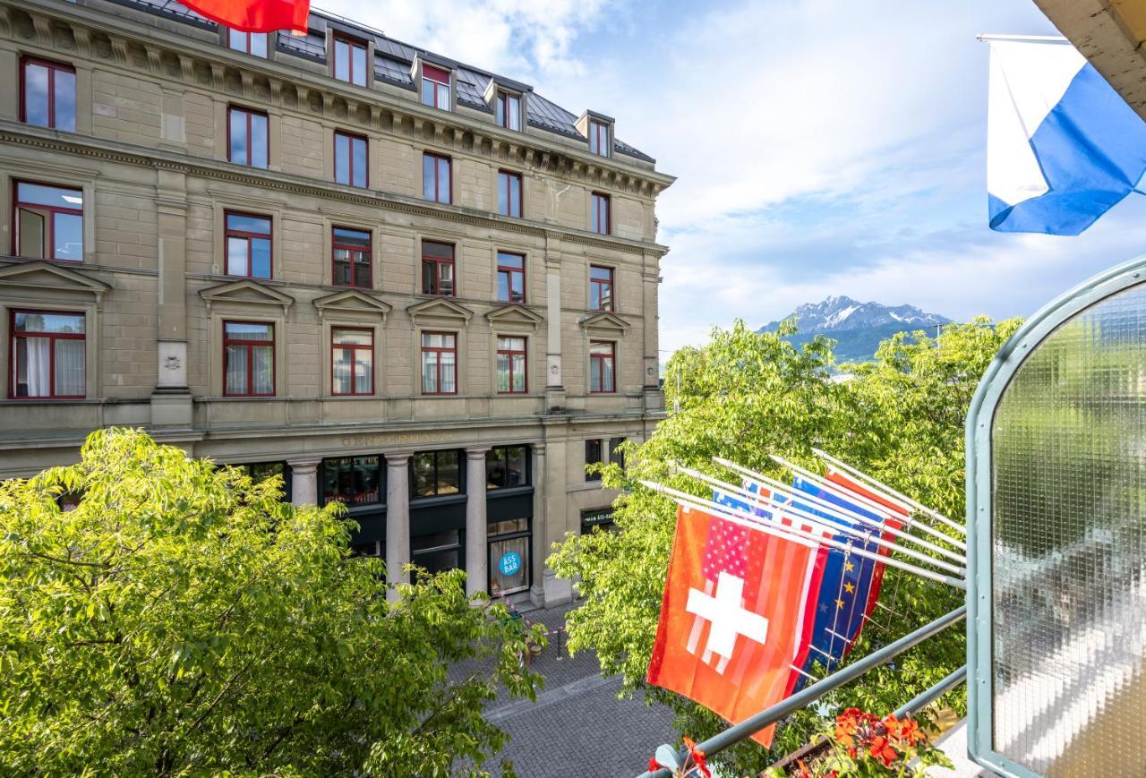 Hotel Rebstock Lucerne Bagian luar foto