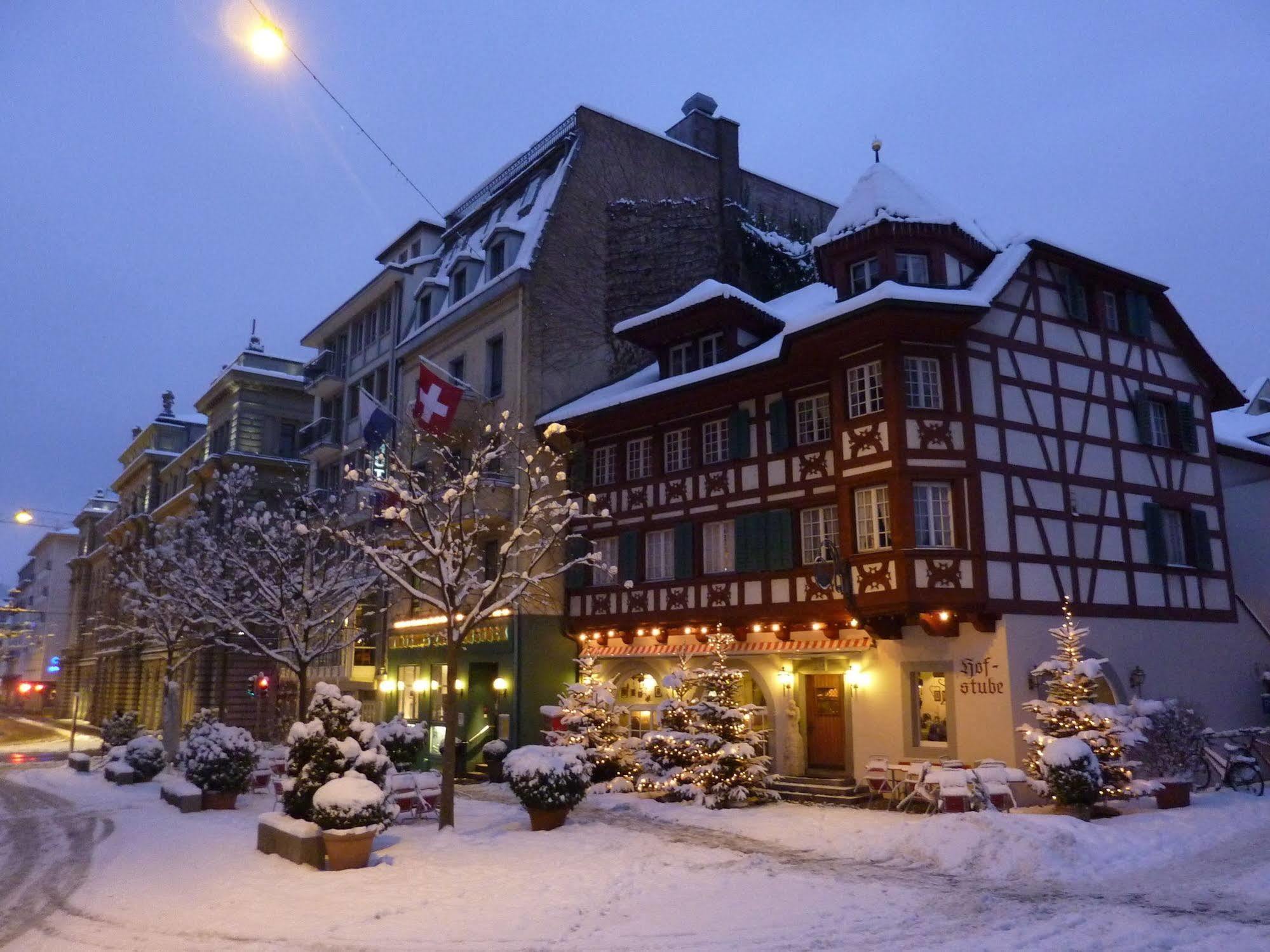 Hotel Rebstock Lucerne Bagian luar foto